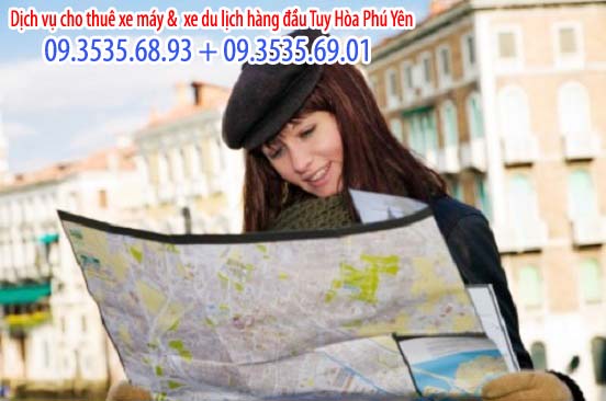 Tặng bản đồ khi bạn thuê xe máy tại Tuy Hòa Phú Yên