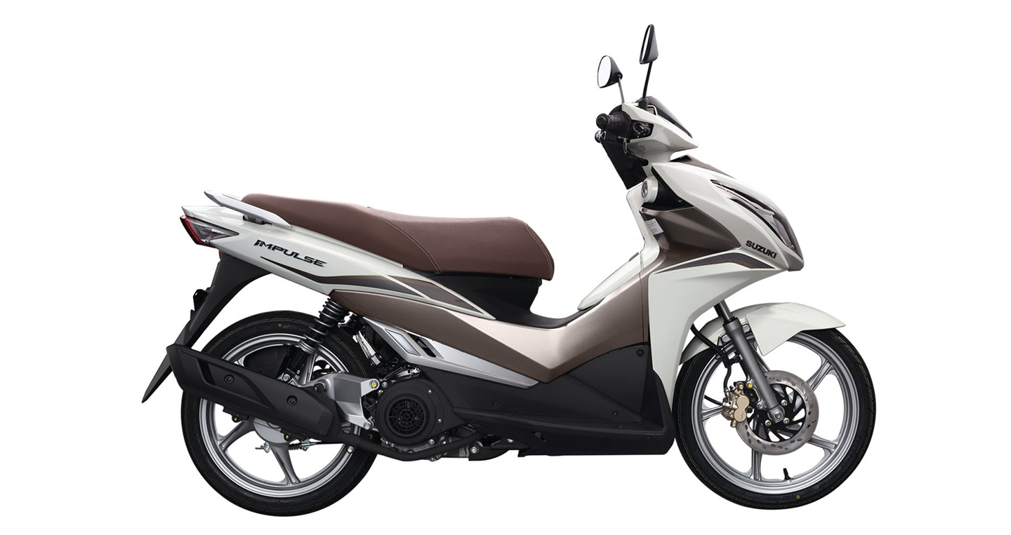 Thuê xe máy giá rẻ Tuy Hòa Phú Yên xe ga Suzuki Impulse 2018